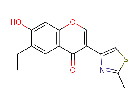 3-(2-Methyl-4-thiazolyl)-6-ethyl-7-hydroxychromanone
