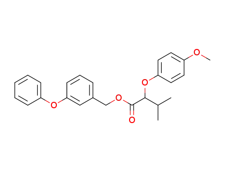 Molecular Structure of 76769-19-2 (3-phenoxybenzyl 2-(4-methoxyphenoxy)-3-methylbutanoate)