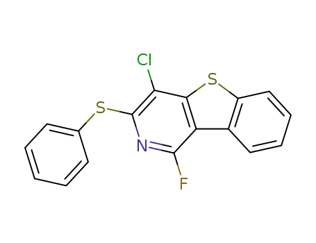 4-chloro-1-fluoro-3-(phenylthio)<1>benzothieno<3,2-c>pyridine