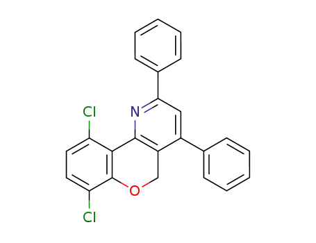 7,10-dichloro-2,4-diphenyl-5H-6-oxa-1-azaphenanthrene