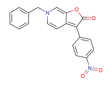 6-benzyl-3-(4-nitrophenyl)-2-oxo-2,6-dihydrofuro<2,3-c>pyridine