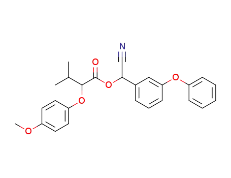 cyano(3-phenoxyphenyl)methyl 2-(4-methoxyphenoxy)-3-methylbutanoate