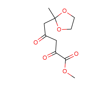 methyl 2,4-dioxo-6-(ethylenedioxy)heptanoate