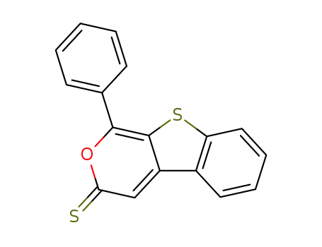 1-phenyl-3H-<1>benzothieno<2,3-c>pyran-3-thione