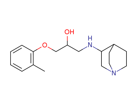 1-(3-Quinuclidinylamino)-3-(o-tolyloxy)-2-propanol