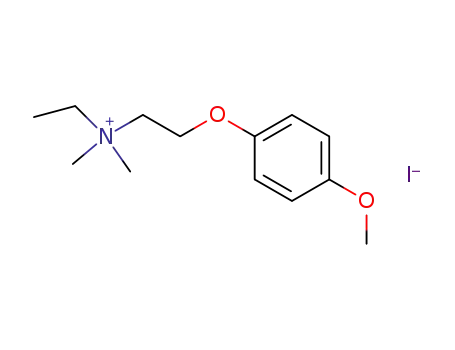 Ethyl-[2-(4-methoxy-phenoxy)-ethyl]-dimethyl-ammonium; iodide