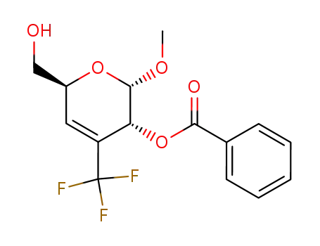 Benzoic acid (2S,3R,6S)-6-hydroxymethyl-2-methoxy-4-trifluoromethyl-3,6-dihydro-2H-pyran-3-yl ester