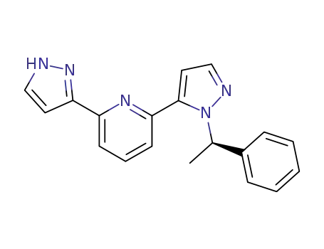 Pyridine, 2-[1-(1-phenylethyl)-1H-pyrazol-5-yl]-6-(1H-pyrazol-3-yl)-, (R)-