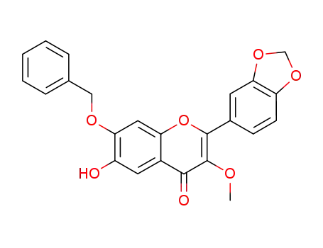 7-benzyloxy-6-hydroxy-3-methoxy-3',4'-methylenedioxyflavone