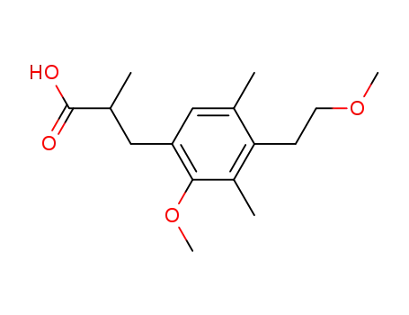 2-Methoxy-4-β-methoxyethyl-2',3,5-trimethyldihydrocinnamic acid