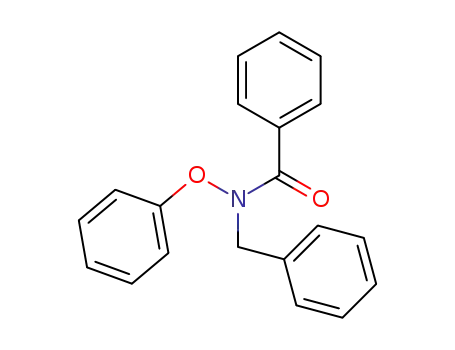 Benzamide, N-phenoxy-N-(phenylmethyl)-