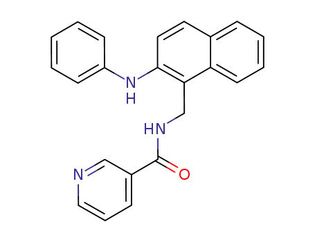 N-(2-Phenylamino-naphthalen-1-ylmethyl)-nicotinamide