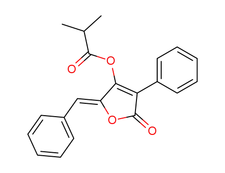 (Z)-5-benzylidene-4-isobutyryloxy-3-phenylfuran-2(5H)-one