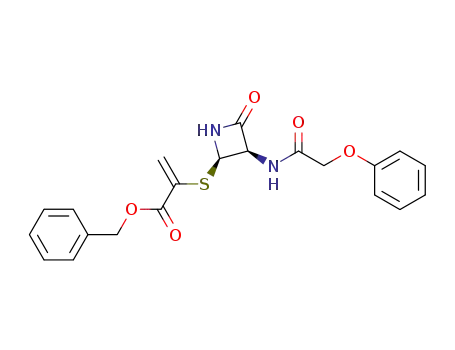 2-[(2R,3R)-4-Oxo-3-(2-phenoxy-acetylamino)-azetidin-2-ylsulfanyl]-acrylic acid benzyl ester