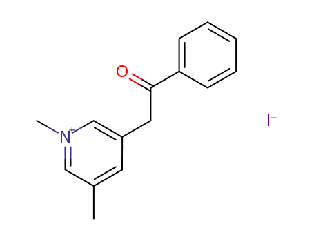 1,3-Dimethyl-5-(2-oxo-2-phenylethyl)pyridin-1-ium iodide