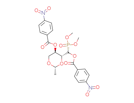 (1S)-2,4-O-Ethylidene-1,3-di-O-(4-nitrobenzoyl)-1-C-(dimethoxyphosphoryl)-D-erythritol