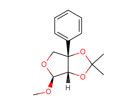 Methyl-2,3-O-isopropyliden-3-C-phenyl-β-L-erythro-furanosid