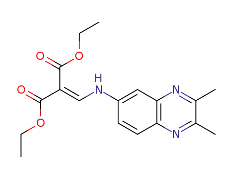 DIETHYL 2-([(2,3-DIMETHYL-6-QUINOXALINYL)AMINO]METHYLENE)MALONATE
