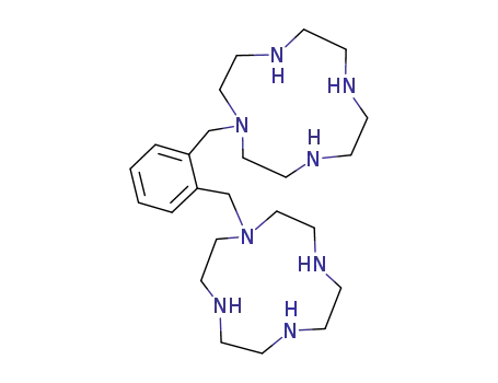 Molecular Structure of 175854-50-9 (1,1'-[1,2-PHENYLENEBIS-(METHYLENE)]-BIS-(1,4,7,10-TETRAAZACYCLODODECANE) OCTAHYDROCHLORIDE)