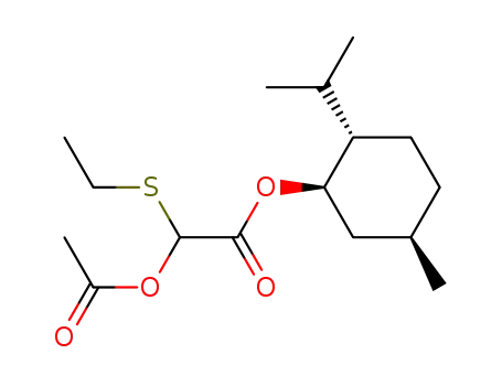 Acetoxy-ethylsulfanyl-acetic acid (1R,2S,5R)-2-isopropyl-5-methyl-cyclohexyl ester