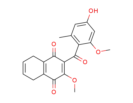 2-(2'-methoxy-4'-hydroxy-6'-methylbenzoyl)-3-methoxy-5,8-dihydro-1,4-naphthoquinone