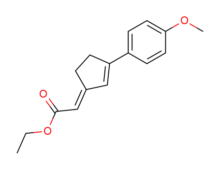 Ethyl<3-(4-methoxyphenyl)-2-cyclopentenyliden>acetate