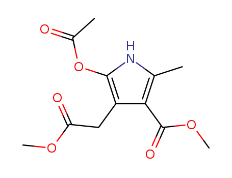 METHYL 5-(ACETYLOXY)-4-(2-METHOXY-2-OXOETHYL)-2-METHYL-1H-PYRROLE-3-CARBOXYLATE