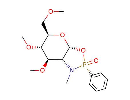 1-O,2-N-<(R)-phenylphosphoryl>-2-deoxy-2-methylamino-3,4,6-tri-O-methyl-α-D-glucopyranoside