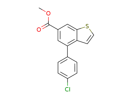 methyl 4-(4-chlorophenyl)benzo<b>thiophene-6-carboxylate