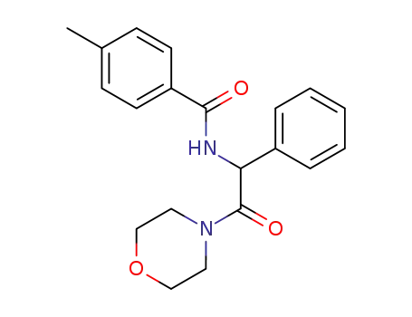 Benzamide, 4-methyl-N-[2-(4-morpholinyl)-2-oxo-1-phenylethyl]-