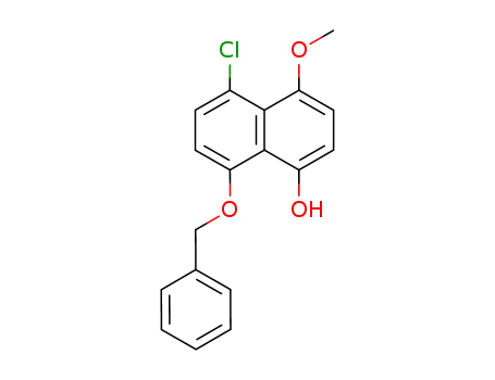 1-Naphthalenol, 5-chloro-4-methoxy-8-(phenylmethoxy)-