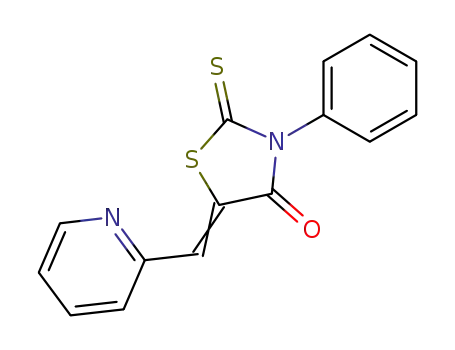 3-Phenyl-5-((pyridin-2-YL)methylidene)-2-sulfanylidene-thiazolidin-4-one