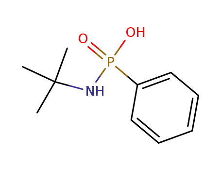 Molecular Structure of 94274-43-8 (Phosphonamidic acid, N-(1,1-dimethylethyl)-P-phenyl-)
