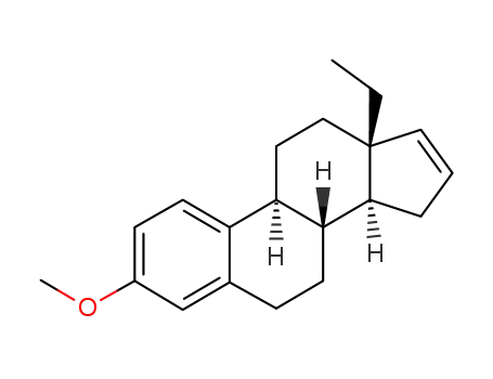 Molecular Structure of 59126-71-5 (3-Methoxy-18-methyl-1,3,5<sup>(10)</sup>,16-oestratetraen)