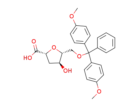 (2R,4S,5R)-5-[Bis-(4-methoxy-phenyl)-phenyl-methoxymethyl]-4-hydroxy-tetrahydro-furan-2-carboxylic acid