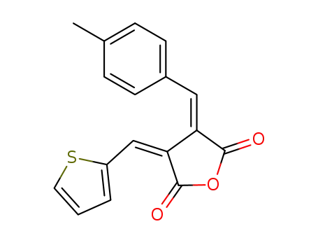 (E,Z)-2-<(4-methylphenyl)methylene>-3-(2-thienylmethylene)succinic anhydride