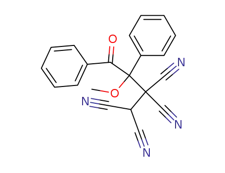 2,3,3-Tricyano-4-methoxy-5-oxo-4,5-diphenyl-pentanenitrile