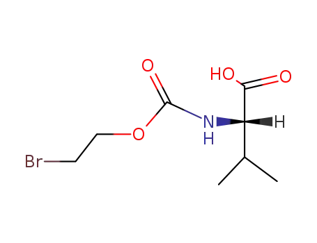 Molecular Structure of 61445-18-9 (L-Valine, N-[(2-bromoethoxy)carbonyl]-)