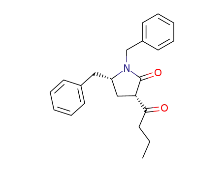 1,5-dibenzyl-3-(1-oxobutyl)pyrrolidin-2-one