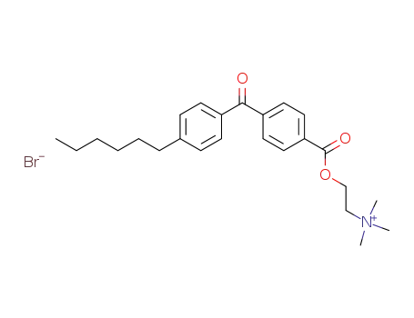 2-{[4-(4-hexylbenzoyl)benzoyl]oxy}-N,N,N-trimethylethanaminium bromide