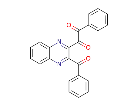 Molecular Structure of 104779-82-0 (Ethanedione, (3-benzoyl-2-quinoxalinyl)phenyl-)