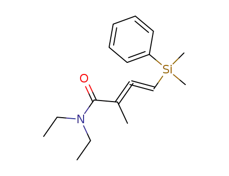 2,3-Butadienamide, 4-(dimethylphenylsilyl)-N,N-diethyl-2-methyl-