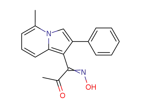 1-(5-Methyl-2-phenyl-indolizin-1-yl)-propane-1,2-dione 1-oxime