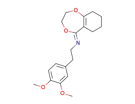 N-<2-(3,4-Dimethoxyphenyl)ethyl>-2,3,6,7,8,9-hexahydro-5H-1,4-benzodioxepin-5-imin