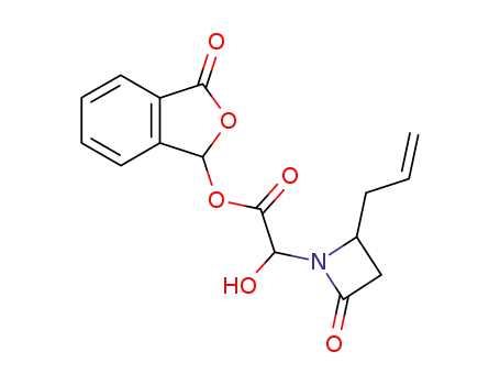 (2-Allyl-4-oxo-azetidin-1-yl)-hydroxy-acetic acid 3-oxo-1,3-dihydro-isobenzofuran-1-yl ester