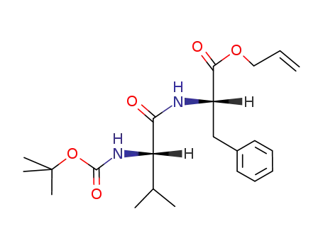 L-Phenylalanine, N-[N-[(1,1-dimethylethoxy)carbonyl]-L-valyl]-,
2-propenyl ester