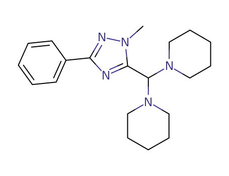 1,1'-[(1-Methyl-3-phenyl-1H-1,2,4-triazol-5-yl)methylene]dipiperidine