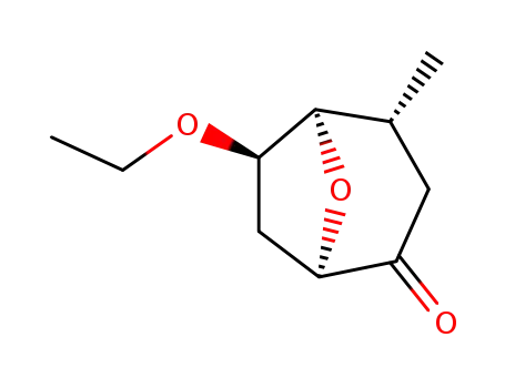 Molecular Structure of 87797-36-2 (8-Oxabicyclo[3.2.1]octan-2-one, 6-ethoxy-4-methyl-, (4-exo,6-endo)-)