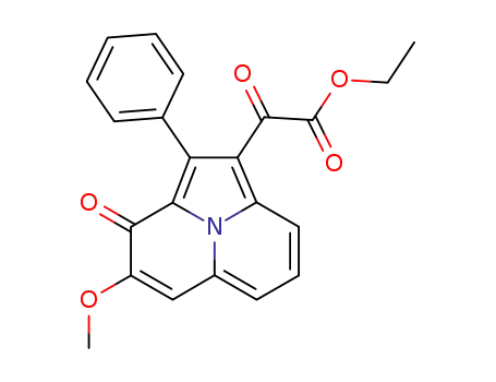 (4-Methoxy-3-oxo-2-phenyl-3H-pyrrolo[2,1,5-de]quinolizin-1-yl)-oxo-acetic acid ethyl ester
