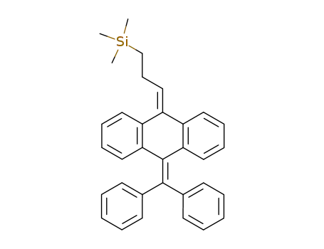 9-(Diphenylmethylen)-9,10-dihydro-10-<3-(trimethylsilyl)propyliden>anthracen